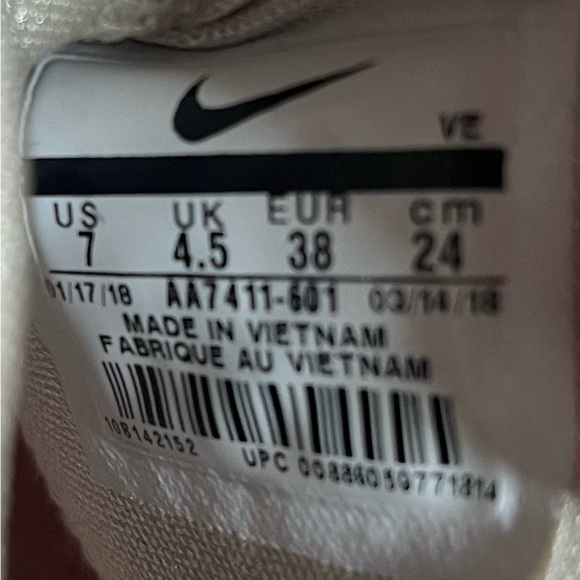 Nike Renew Rival Womens Size 7 Athletic Shoes Sneakers Pink Lace Up AA7411-601 - Picture 8 of 8